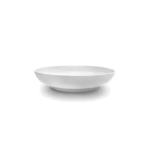 GET M13R2-NW 3-1/2 Qt. White Melamine Bowl, 13" Dia, 2"H, BPA Free, NSF, Reversible