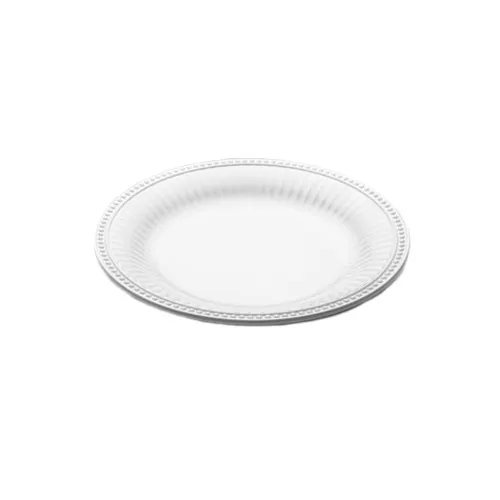 GET M14R-NW Platter, 14" Dia. x 1-3/4"H, Round White Melamine, Break/Chip/Stain & Scratch Resistant
