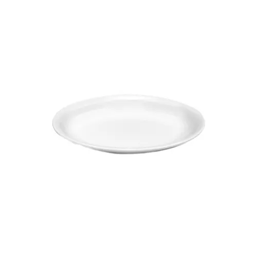 GET M1510OV-NW Elite Global Solutions Platter, 2-1/2 Qt., 15"L x 10"W x 2"H, Oval, Melamine, White