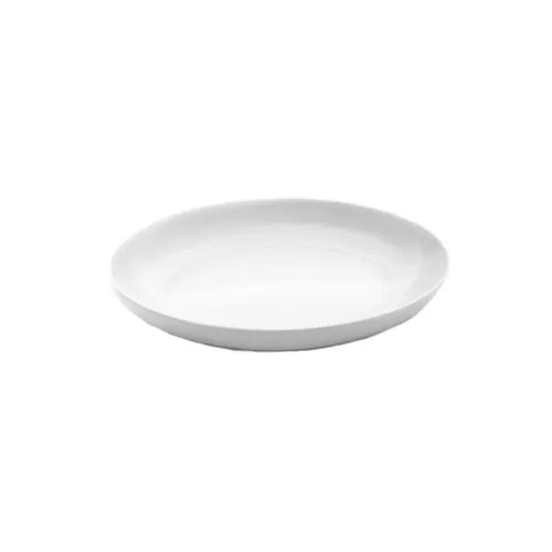 GET M1513OV-NW 15"L x 13"W x 2-1/4"H 3-1/4 Qt Oval Melamine White Dishware – Scratch‑Resistant