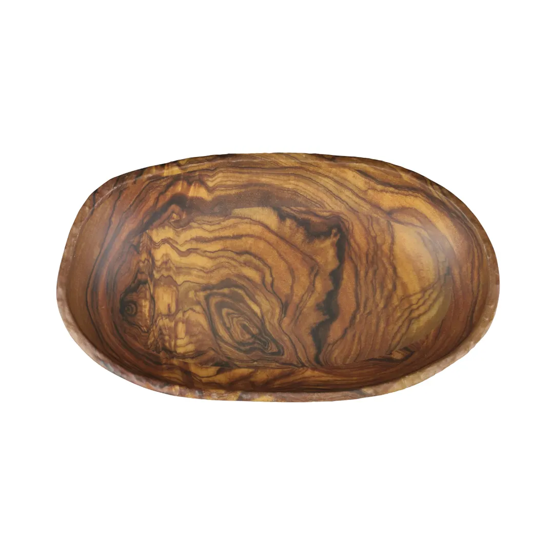 GET M1693OV-SEQ Bowl, 89 Oz., 16-3/4"L x 9-1/2"W x 3"H, Oval, Melamine, Natural