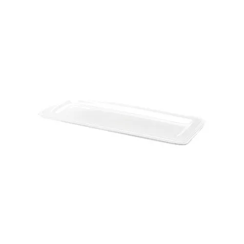 GET M177RC-NW Tray, 17"L x 7"W x 3/4"H, Rect White Melamine, Break‑Chip Stain‑Scratch Resistant