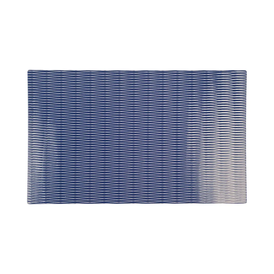 GET M2012RC-LAP Tray, 20-7/8" L × 12-3/4" W × ¾" H, Melamine, Blue, Break‑Chip, Dishwasher, BPA‑Free