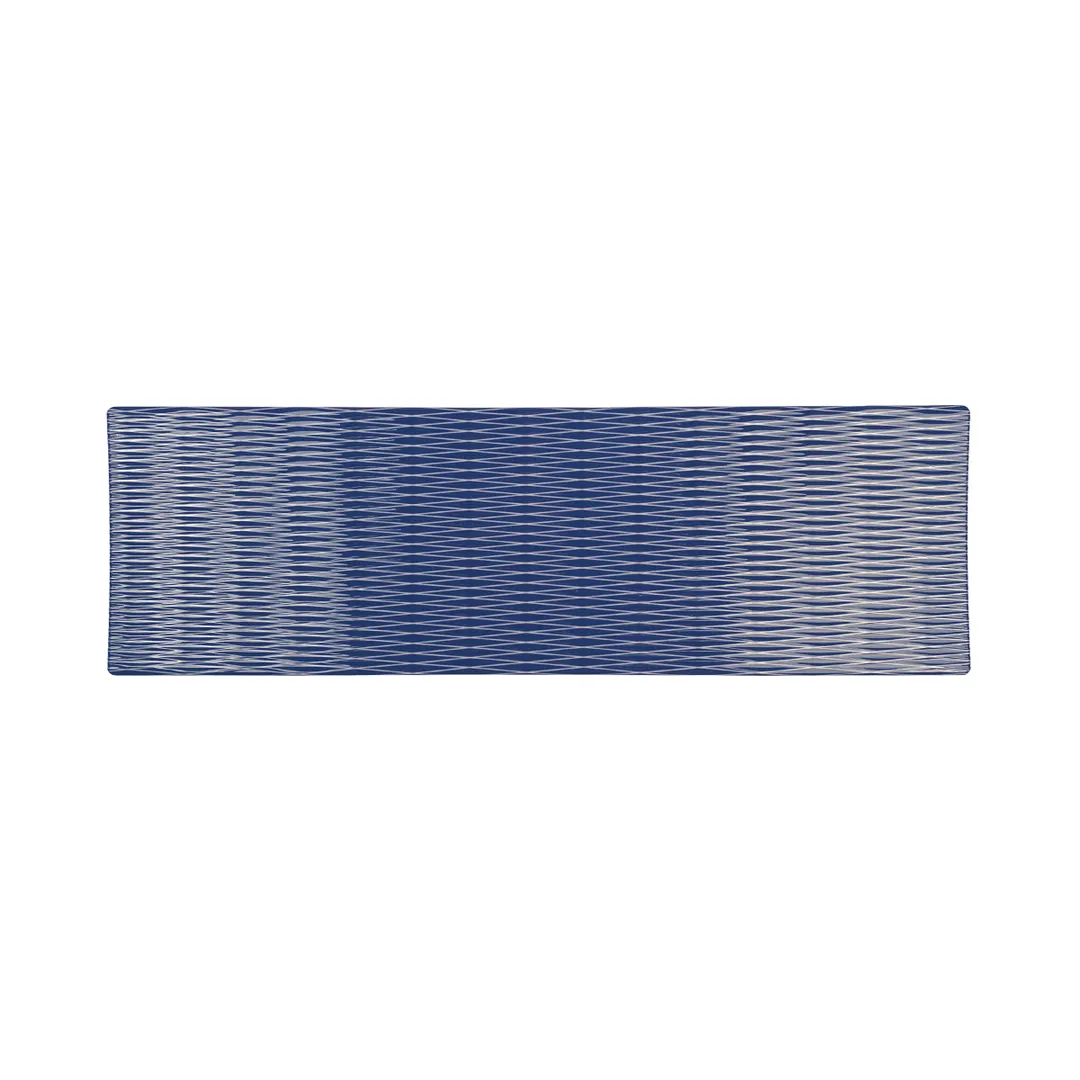 GET M20638RC-LAP Tray, 20-7/8" L x 6-3/8" W x 3/4" H, Rectangular, Melamine, Blue, BPA‑Free