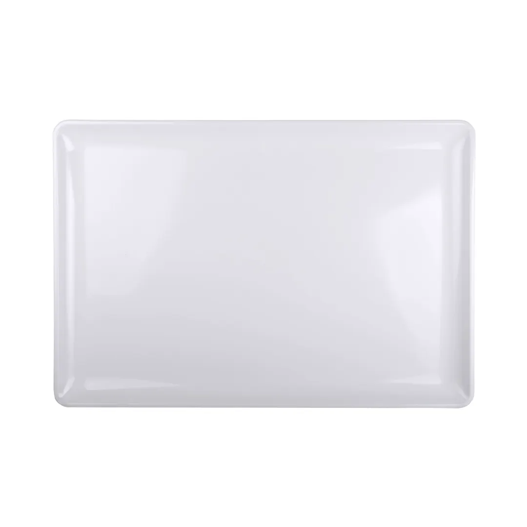 GET M2618RC-W Rectangular Tray, 26" x 18" x 1", White Melamine, Break/Chip/Stain Resistant, BPA‑Free