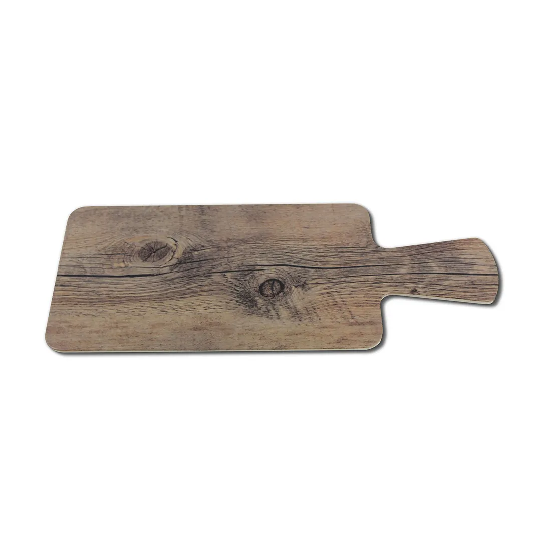 GET M510RC-DW Melamine Serving Board, 10-1/2" x 5-1/2", 4" Handle, Faux Driftwood