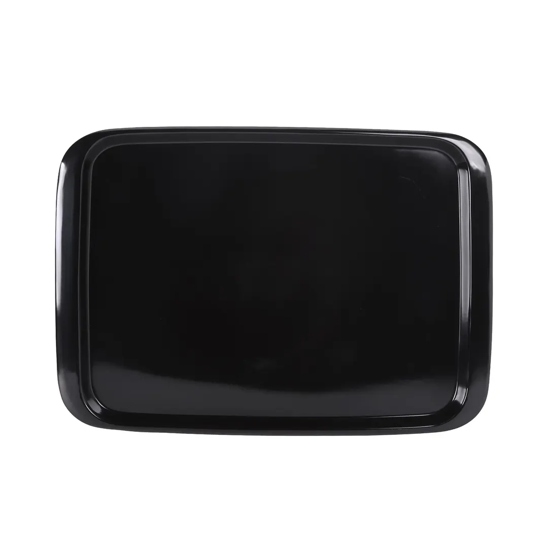 GET M5116T-B Tray – 17-7/8"L x 12-1/2"W x 7/8"H, Black, Melamine, Dishwasher Safe, BPA Free