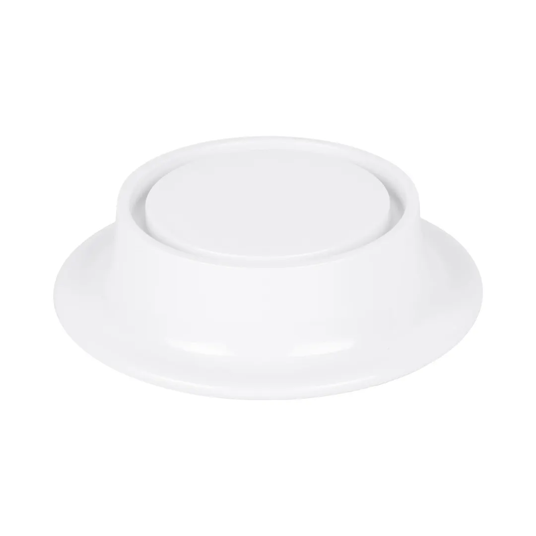 GET M5P-NW Pedestal, 5" Dia. x 1-1/2"H, Round White Melamine, Break/Chip/Stain & Scratch Resistant