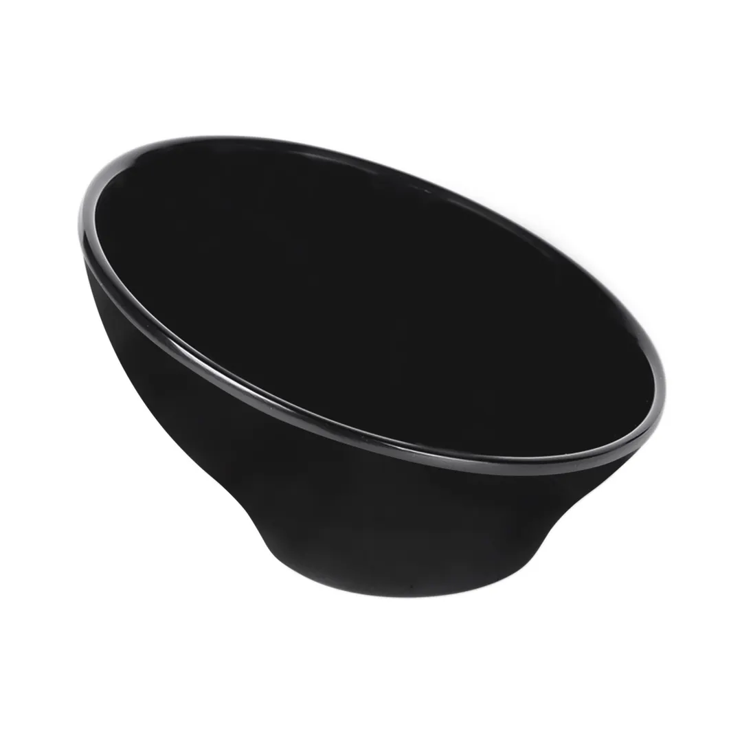 GET M75-B Reusable Black Melamine Bowl, 18 Oz., 7.5" Dia., 4.25" H, BPA-Free