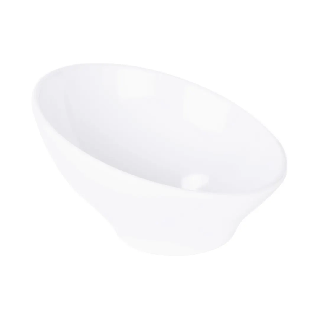 GET M75-NW Reusable Melamine Bowl, 18 oz., 7-1/2" Dia., White, BPA Free, Stain & Scratch Resistant