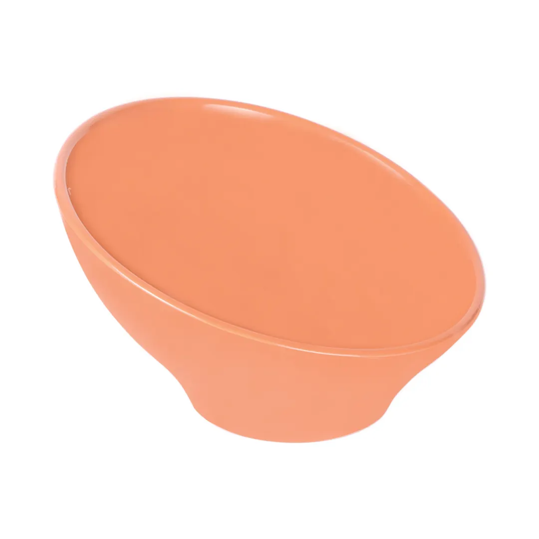 GET M75-STC Orange 7" Melamine Bowl, 18 Oz., Sunburn Terra Cotta, BPA Free