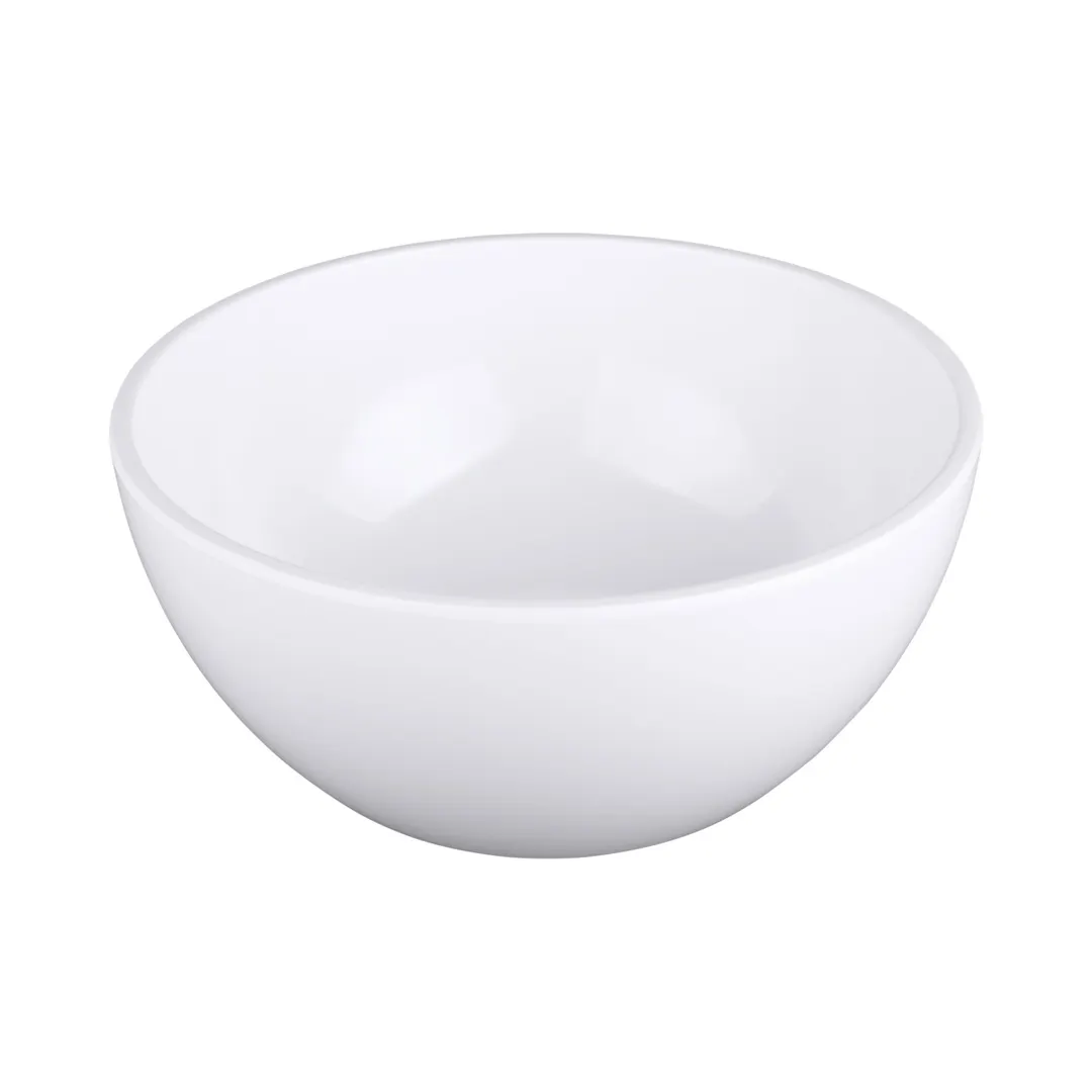 GET M818R-W Elite Global Solutions Bowl, 1 3/4 Qt., 8 1/8" Dia. x 3 3/4"H, Melamine, White