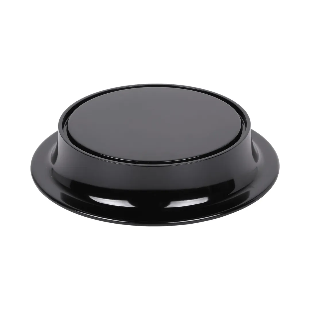 GET M8P-B Display Riser, 8" Round Pedestal, 2" Height, Melamine, Black, BPA‑Free
