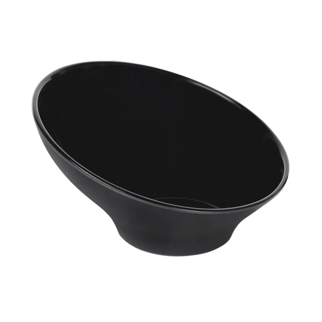 GET M9-B Bowl, 7/8 Qt (28 Oz) 9" Dia x 2-1/2" x 5"H, Round Melamine Black