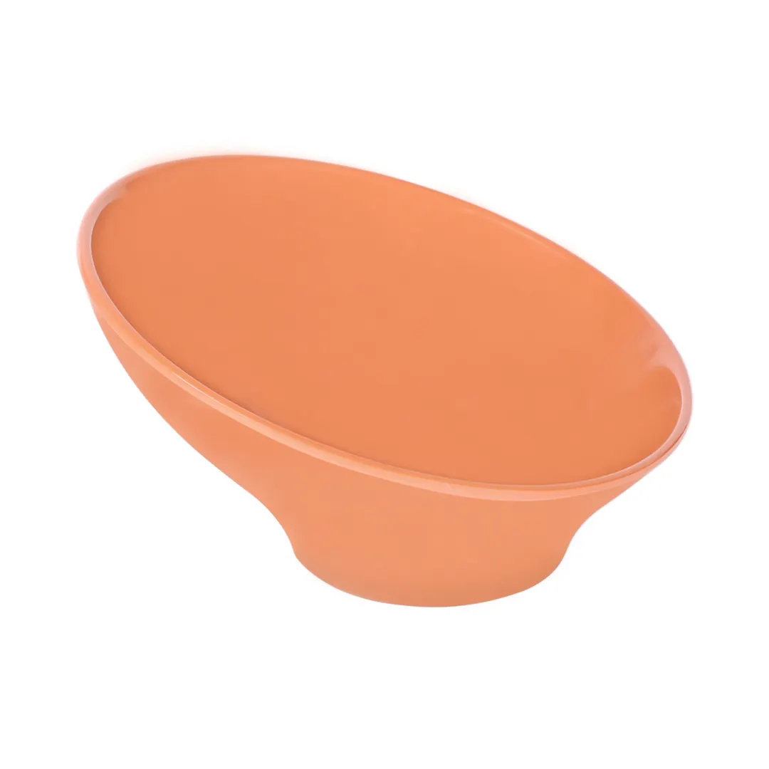 GET M9-STC - 7/8 Qt. Orange Melamine Bowl, 9" Dia x 5" H, BPA‑Free, Dishwasher Safe