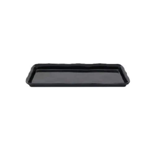 GET M926-B Tray – 26" L x 9" W x 1.5" H, Black Melamine, Scratch‑Res., Dishwasher Safe, BPA‑Free