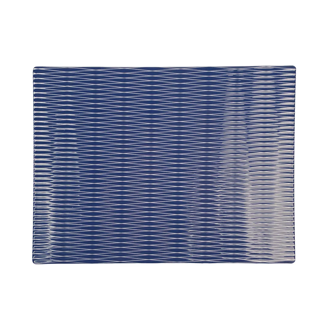 GET M978RC-LAP Elite Global Tray, 12-3/4"L x 9-7/8"W x 3/4"H, Blue Melamine, BPA‑Free, Dishwasher‑Safe