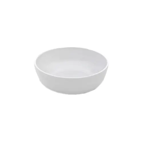 GET M9R3-NW 2-1/4 Qt White Melamine Bowl, 9" Dia x 3" H, Break/Chip/Stain Resistant, Dishwasher Safe