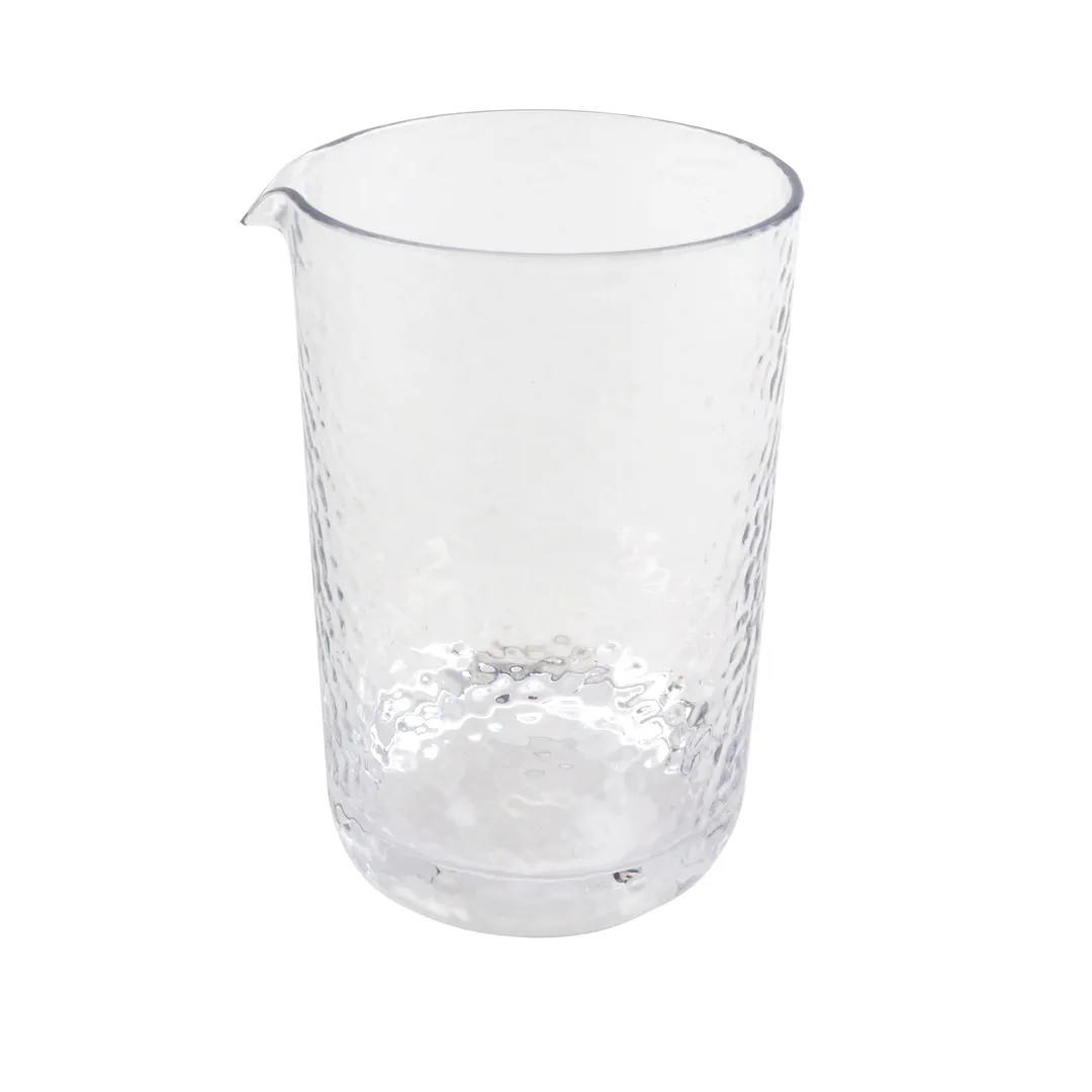 GET MB-20-CL Clear Plastic Mixing Glass, 20 Oz., 3-1/2" Top Dia. X 5.38"H - 1 Dozen