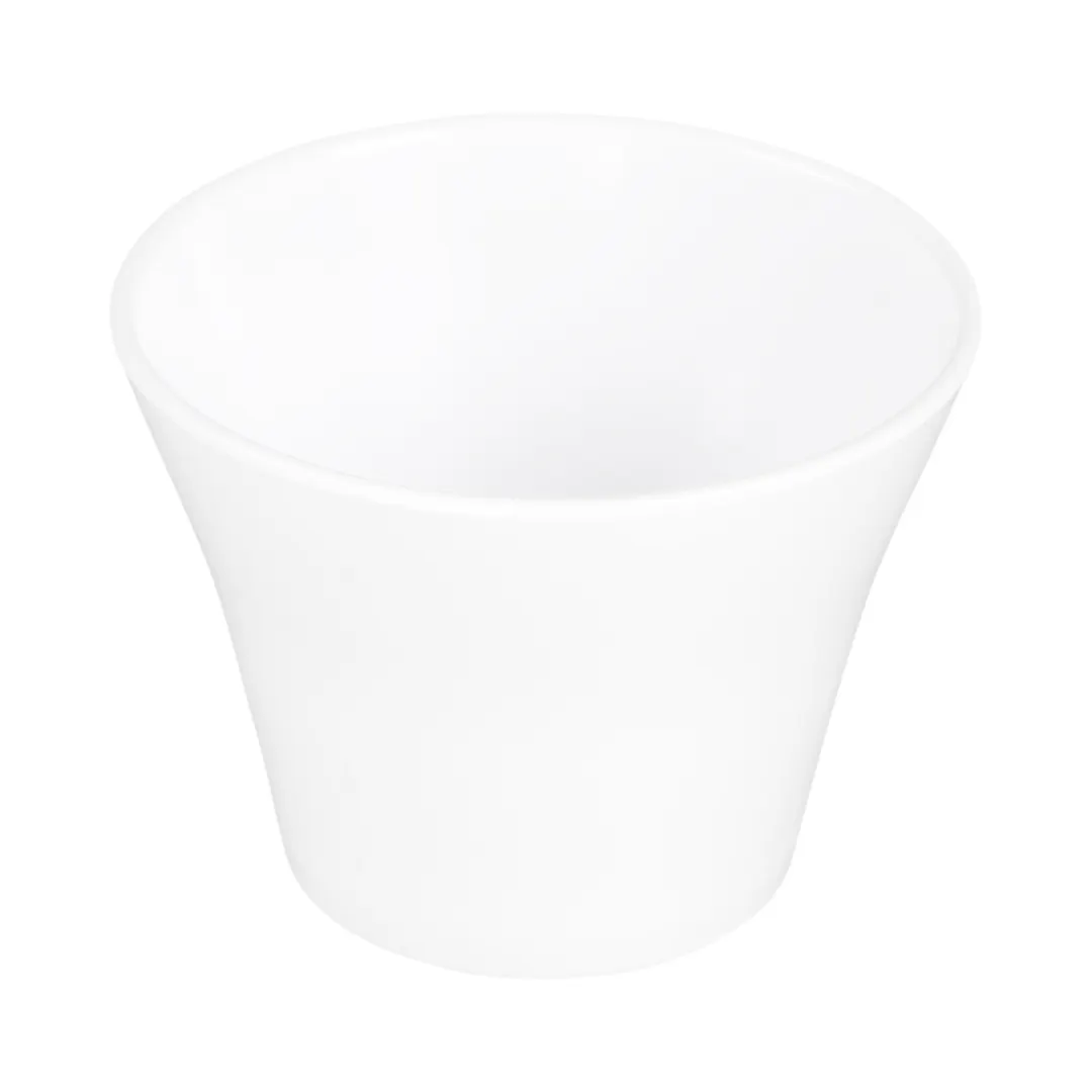 GET MC16-W Elite Crock, 1 Qt, 4-5/8" Dia. x 3-3/8" H, White, Melamine, Break-Resistant, BPA Free