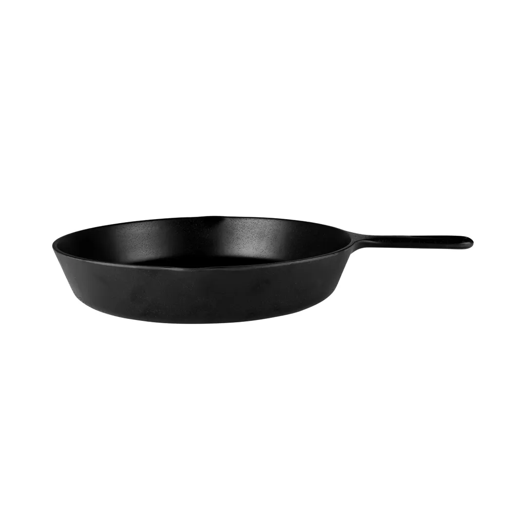 GET MFP14-B Skillet Server - 12" Dia., 2" H, Black Melamine, Cast Iron, BPA Free, Dishwasher Safe