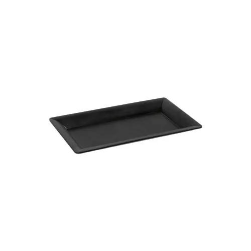GET ML-109-BK Bake & Brew Display Tray, 10-1/4" x 19", Rectangular, Melamine, Black