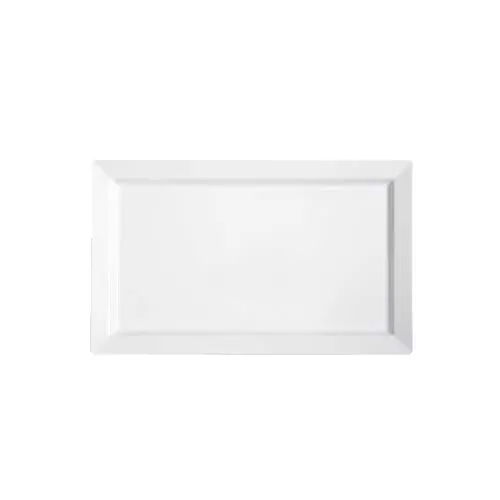 GET ML-116-W Bake & Brew Display Tray, 18" x 11", Rectangular, White, Break-Resist, BPA-Free, Melamine