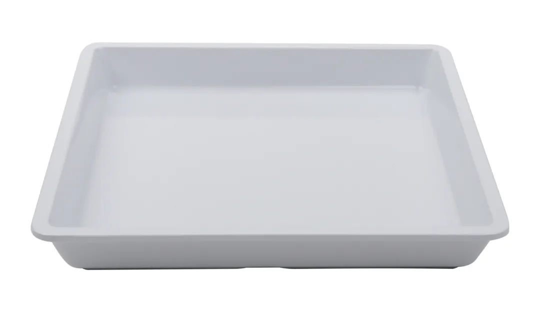 GET ML-120-W Entrée Tray, 9-1/4" x 9" x 1-1/4", Square, White, Melamine, Dishwasher Safe, NSF