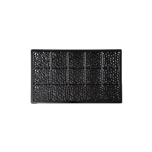 GET ML-160-BK Tile Inset, 21½" × 13" Black Melamine, Cold-Only, Break-Resistant, Safe, NSF