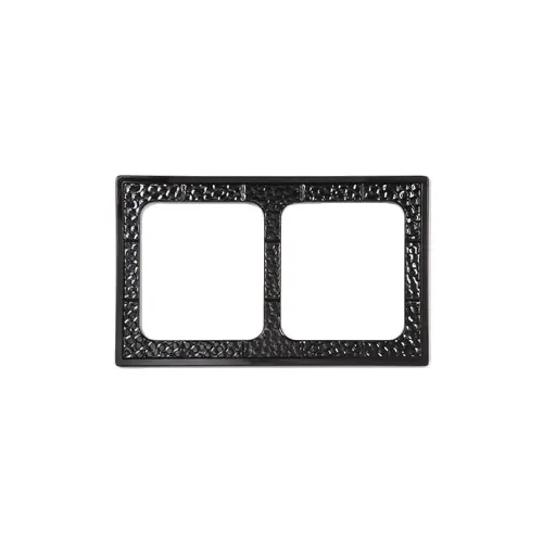 GET ML-169-BK Tile Inset, 2 Cut Outs for ML-177, Black Melamine, Dishwasher Safe, NSF