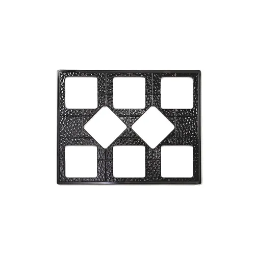 GET ML-175-BK Tile, 27" Black Melamine, 8 Cut‑Outs For ML‑150/ML‑149, Cold‑Only, Dishwasher Safe