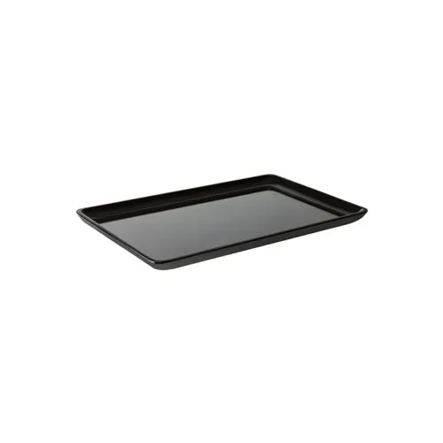 GET ML-179-BK Bake & Brew Platter – 11-3/4" X 7-7/8", Black, Melamine, Dishwasher Safe, NSF