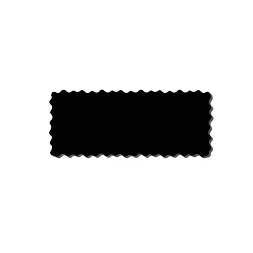 GET ML-188-BK Edge/Mama Mia Display Tray, 23-3/4" x 9-1/2" Black Melamine, Break‑Resistant, NSF