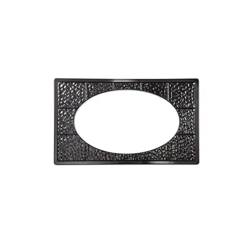 GET ML-192-BK Tile Inset, Black Melamine, Cut Out for ML-183/184, Break‑Resist, Dishwasher Safe, NSF