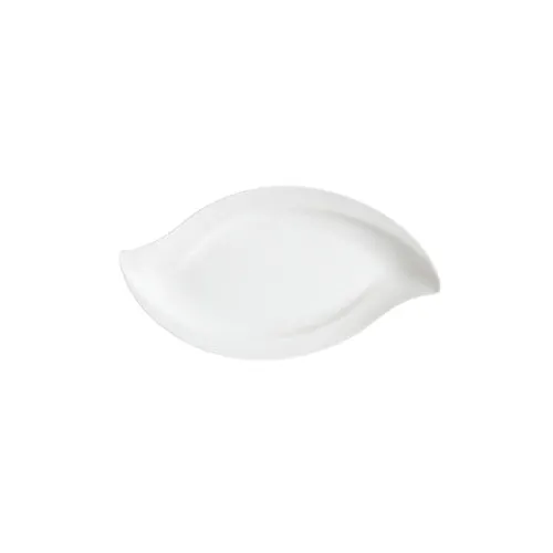 GET ML-210-W San Michele Platter – 15-1/2" x 8-1/2", White, Break-Resistant Melamine, Dishwasher Safe
