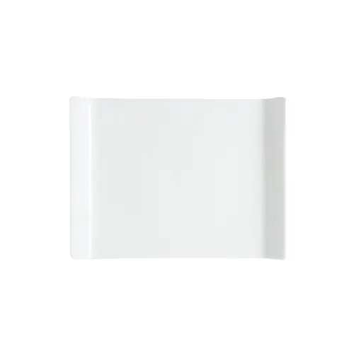 GET ML-212-W San Michele Platter, 11" x 8", Break-Resistant, Dishwasher Safe, Melamine, White