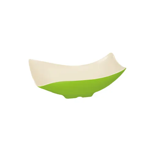 GET ML-219-KL Keywest Bowl – 1.9 Qt., 11-1/2" x 8-1/8" x 5" Rectangular, Two Tone Melamine, NSF