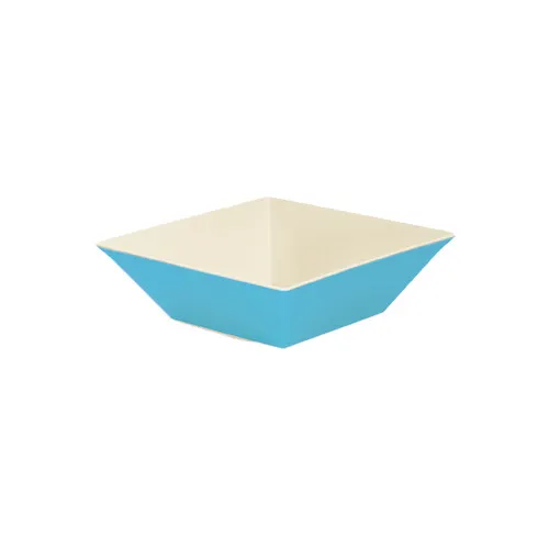 GET ML-249-SE Keywest™ Bowl, 12.8 Qt., 16" x 5"H, Square, Two-Tone, Melamine, Break-Resistant, NSF