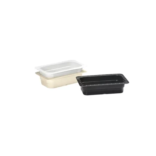 GET ML-29-BK Food Pan, GN 1/4, 10.36" x 6.3" x 2-1/2", Black Melamine, Break‑Res, Dishwasher Safe