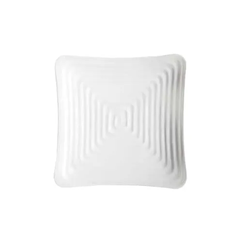 GET ML-62-W Milano Plate, 8-3/4", Square, Break-Resistant, Dishwasher Safe, Melamine, White