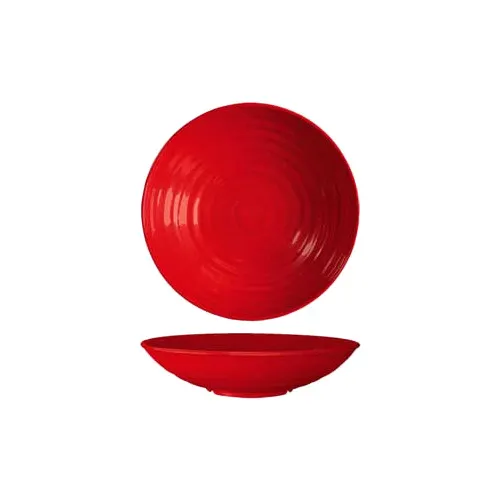 GET ML-75-RSP Red Sensation 4-Qt Melamine Bowl, 13-1/4" Dia, 3-1/4" H, BPA-Free, NSF