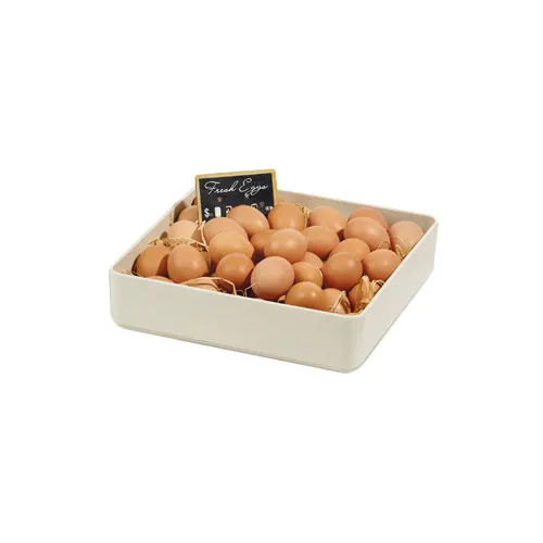 GET ML-85-IV Milano™ Bowl, 5.7 Qt., 12" x 2-3/4"H, Square, Melamine, Ivory