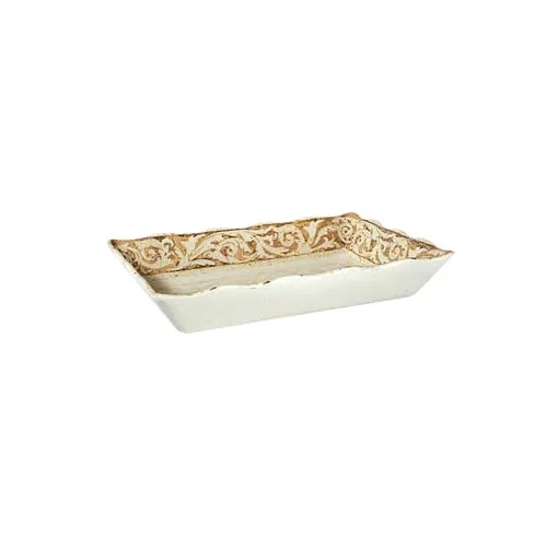 GET ML-88-OL Olympia Bake & Brew Tray, 13-3/4" x 9-1/2" x 2-1/2", Rectangular, Patterned, Melamine, NSF