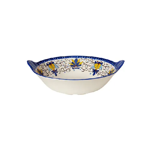 GET ML-93-SL Santa Lucia 2 Qt Melamine Bowl, 12-1/2" Dia x 3" H, Break-Resistant, NSF