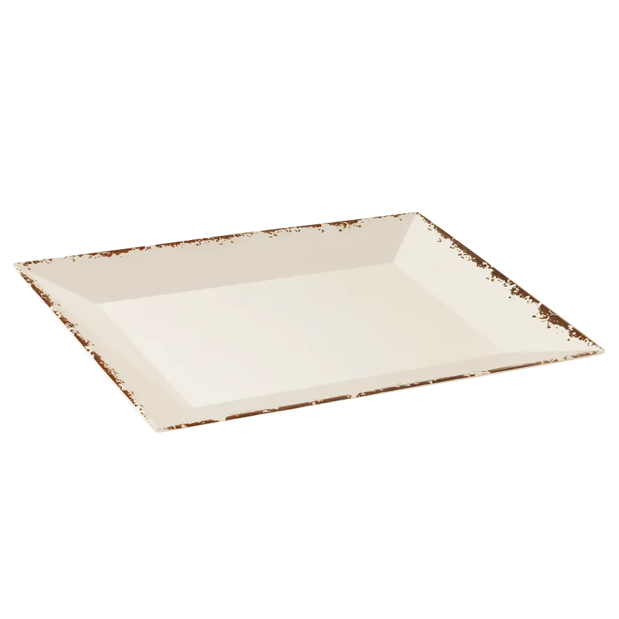 GET ML-99-TC Tuscan™ 24" X 18" Rectangular Patterned Melamine Break‑Resist NSF Fits Bun Pan Rack
