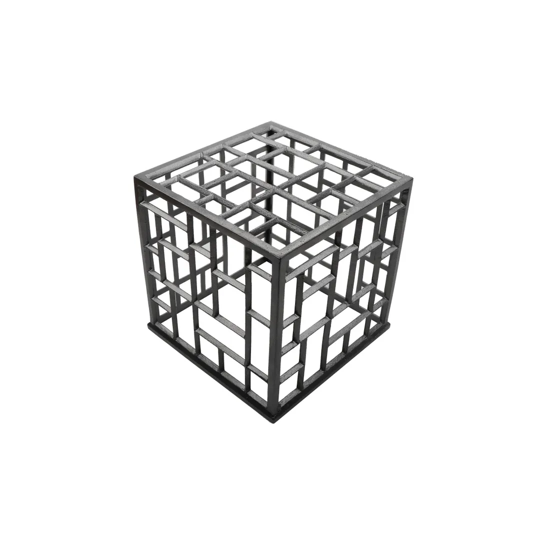 GET MONPDC11ST Mondrian Riser – 11" L x 11" W x 10.75" H, Aluminum Powder‑Coated, Steel Base
