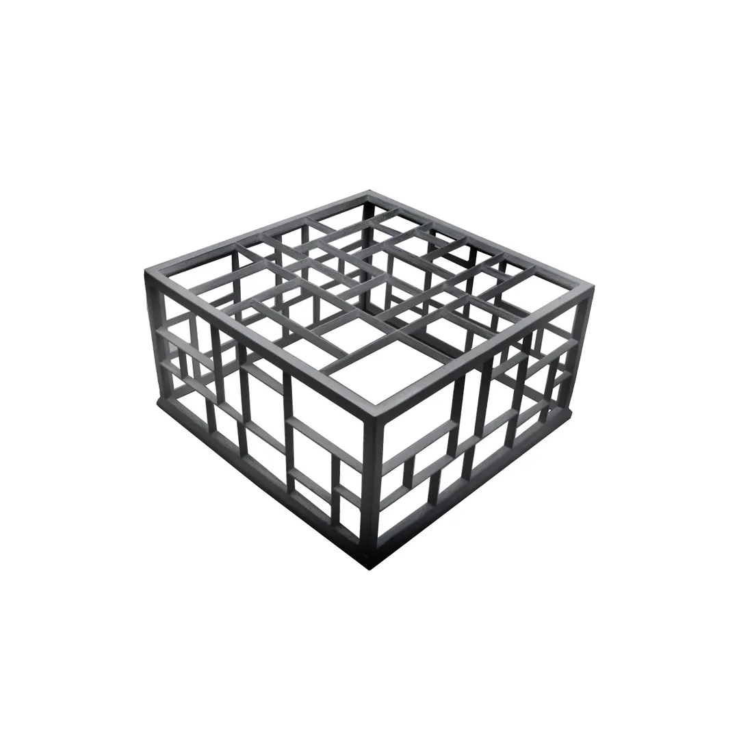 GET MONPDC13ST Bugambilia Riser 13"L x12"W x6-3/4"H Aluminum Square Powder-Coated 10"-19" W x5"-8" H