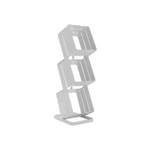 GET MTS-35-W Curator 3 Tier White Flatware / Condiment Organizer 