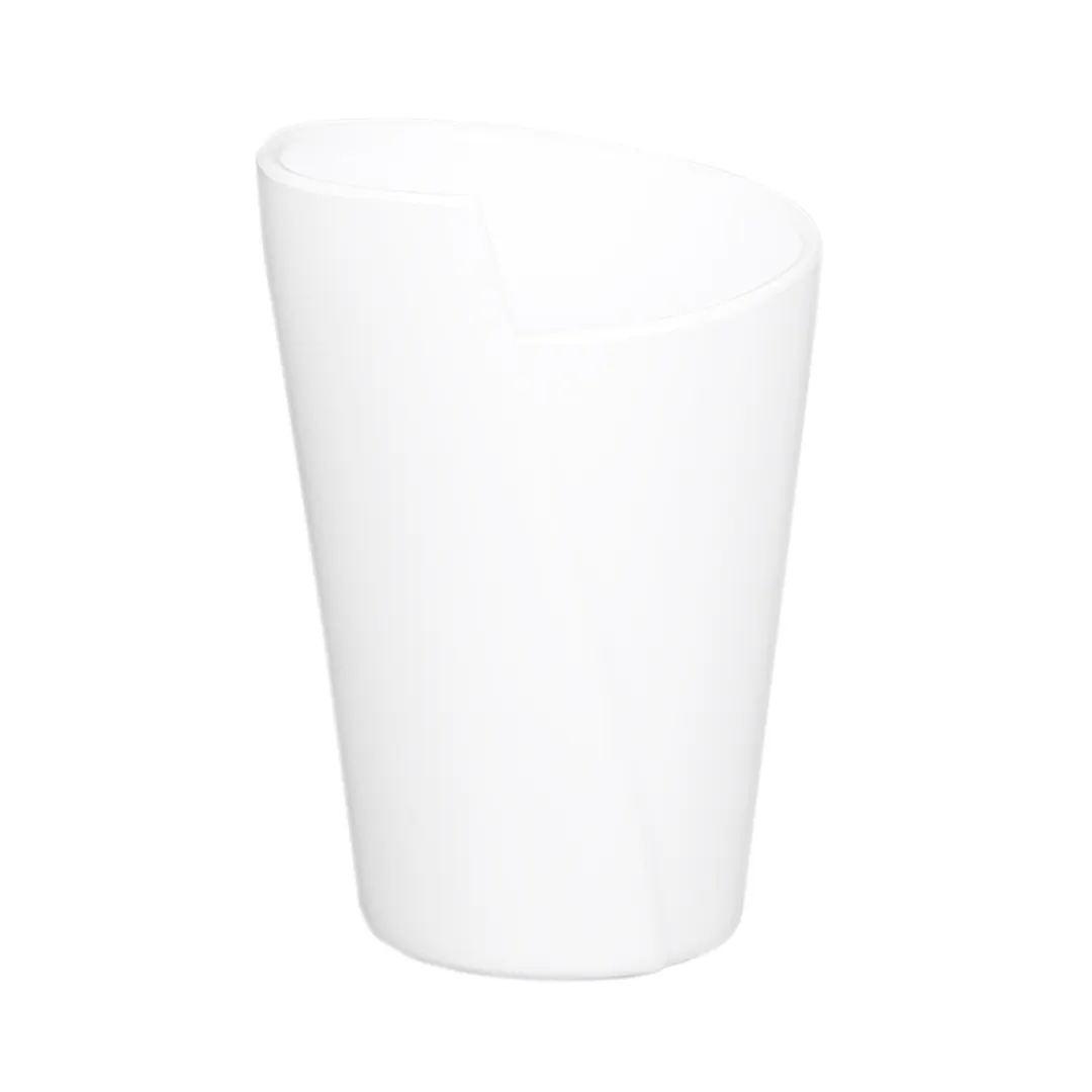 GET MW16-W Dressing Crock, 1 Qt, 3-1/2" Dia, 5-1/2" H, White Melamine, BPA Free, Dishwasher Safe