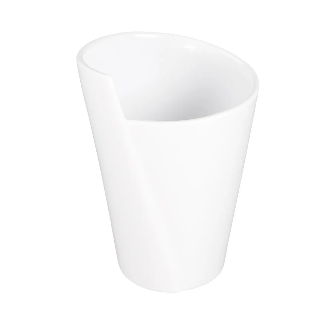 GET MW64-W Dressing Crock, 64 oz., 6" Dia., 8-3/4" H, 2-qt, White Melamine, BPA‑Free